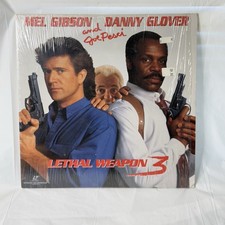 Lethal Weapon 3 Laserdisc, 1992 Widescreen Mel Gibson Danny Glover