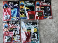 Ultimate Real Robots 5  Magazines Issues 34 - 47- 48-49 -51 Unopened  with Parts