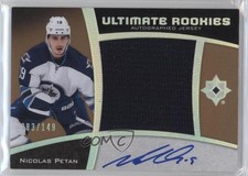 2015 Ultimate Collection Spectrum Silver Jersey /149 Nicolas Petan #101 Auto 1m8