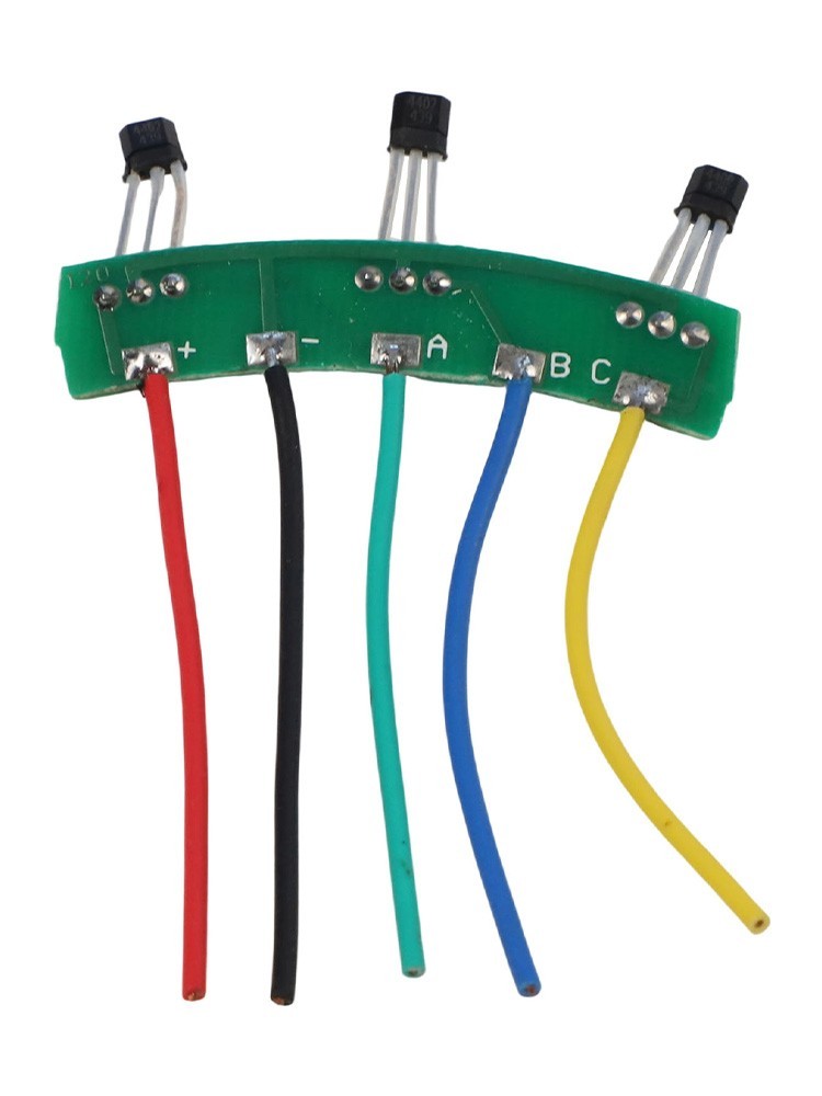 Long lasting Electric Vehicles Motor Hall Sensor with Board Cable