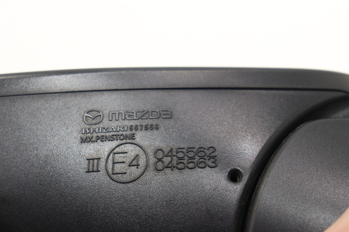 2020 - 2026 MAZDA 3 LEFT DOOR MIRROR MANUAL FOLDING W/ BLIND SPOT