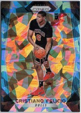 2017-18 Panini Prizm #243 Cristiano Felicio Prizms Blue Ice #/99