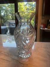 Vintage Waterford Georgetown 12” Inch Crystal Vase Etched Waterford mark -