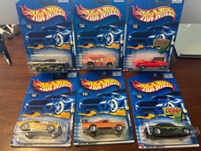 Lot of Six Hot Wheels American Muscle Cars Made in 2000 and 2001