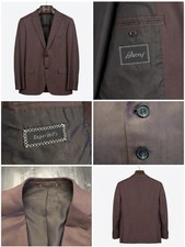 Brioni Super 160 s Brown Wool Single-Breasted Men s Sport Coat IT50 - US40