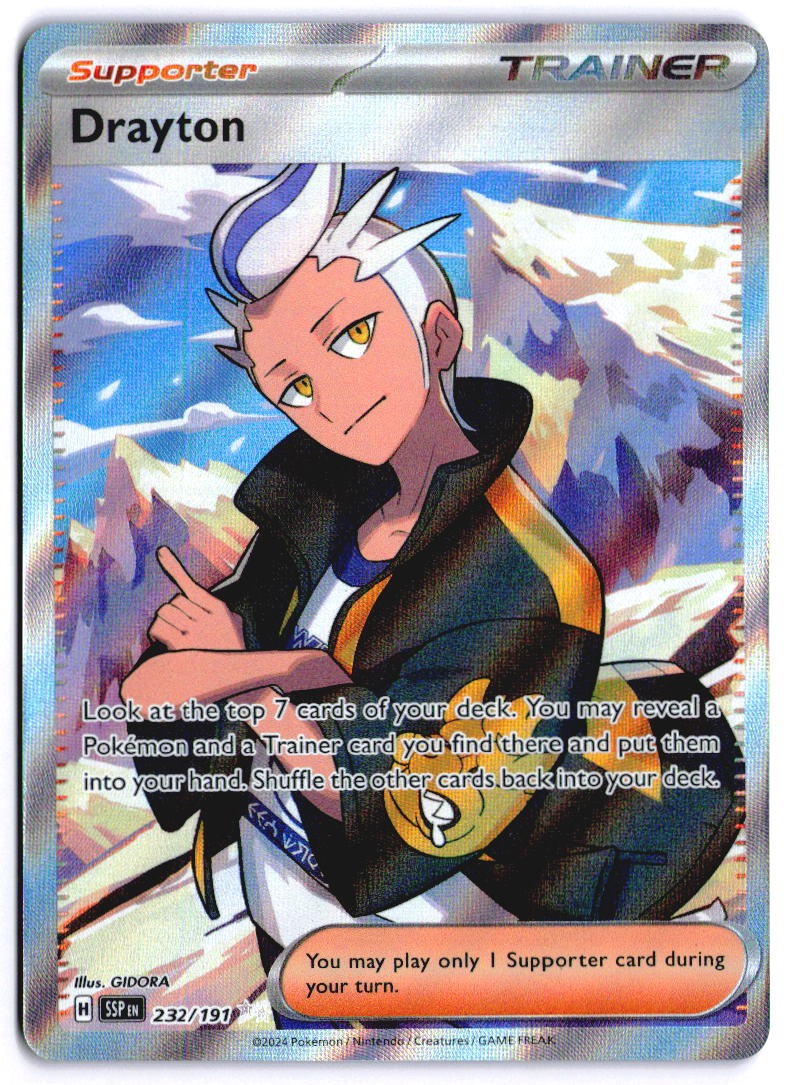 Drayton 232/191 SV08: Surging Sparks Holofoil EN Pokemon NM