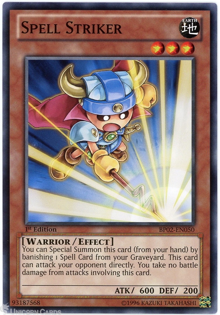 BP02-EN050 Spell Striker : Common 1st Edition Mint YuGiOh Card