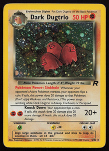 Dark Dugtrio 6 82 | eBay