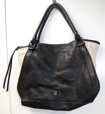 Elliott Lucca Purse Black & Bone Leather Hobo...