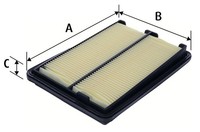Luftfilter Valeo 585443 FÜR Dacia Passend FÜR Nissan Renault Ansaugluftfilter