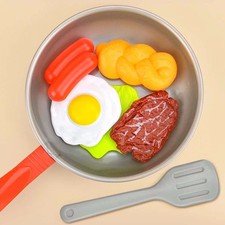 Children Kids Kitchen Toy Set Role Play Pretend Food Cookware Pot Cooking Toy UK