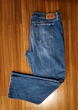Levi's 414 Relaxed Straight Denim Jeans Women's Size 31Wx28L Blue Medium Wash