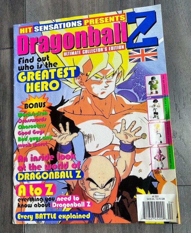 Vintage 2001 Hit Sensations Presents Dragon Ball Z Ultimate Collectors Edition