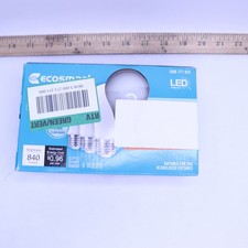  4-Pk EcoSmart Filament LED Light Bulb Dimmable Glass Frosted 60W Equivalent