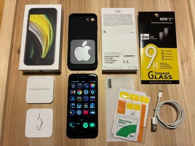 APPLE iPhone SE 2 Generation 64GB Schwarz OVP Batt. 85% Neuwertig + Extras Neu
