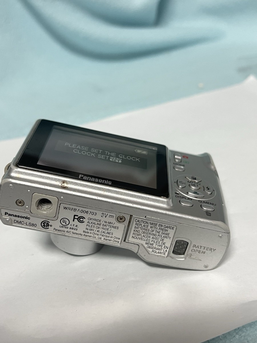 Panasonic LUMIX DMC-LS80 8.1MP Digital Camera - Silver for Panasonic LUMIX DMC-LS80 8.1MP Digital Camera - Silver for