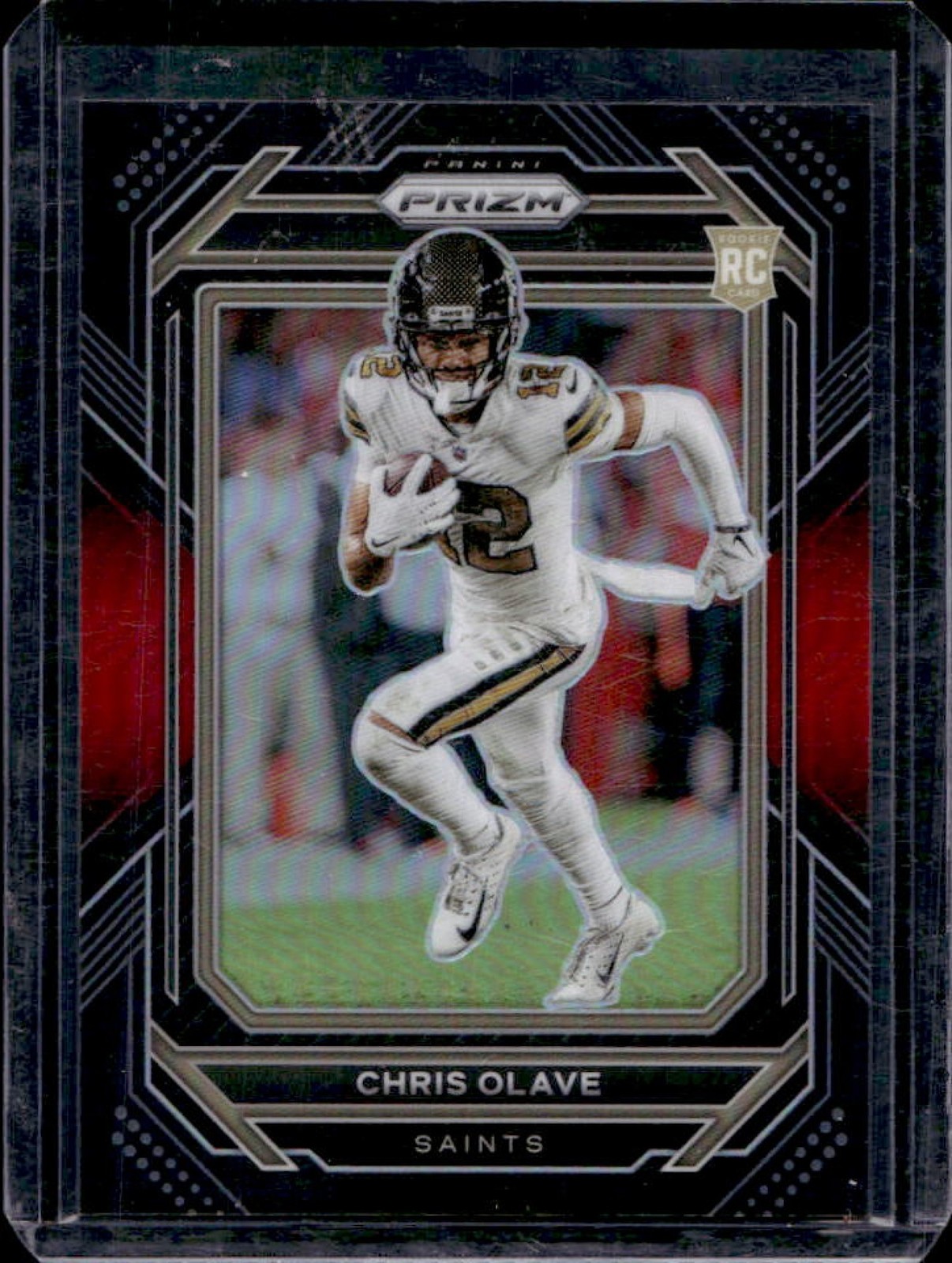 2022 Chronicles Chris Olave Prizm Black RC Red Rookie #/99 Saints