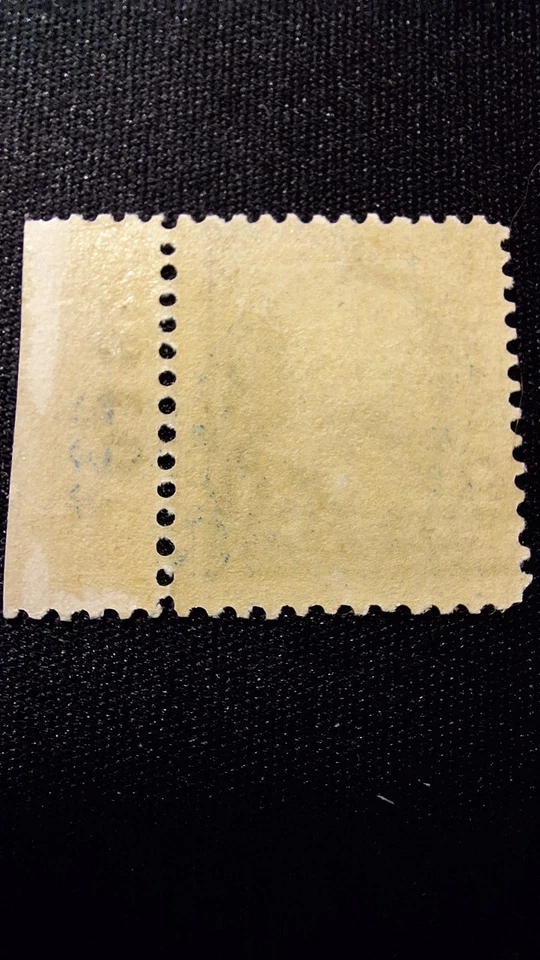 U.S. Stamps Scott #247, M/F/VLH, Blue, 1 Cent, Franklin, Perf 12, 1894 w/#d Selv - Image 2 of 2