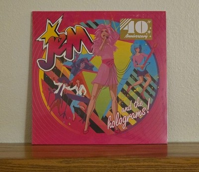 JEM AND THE HOLOGRAMS Truly Outrageous Swirl Vinyl Soundtrack ETR Exclusive /500