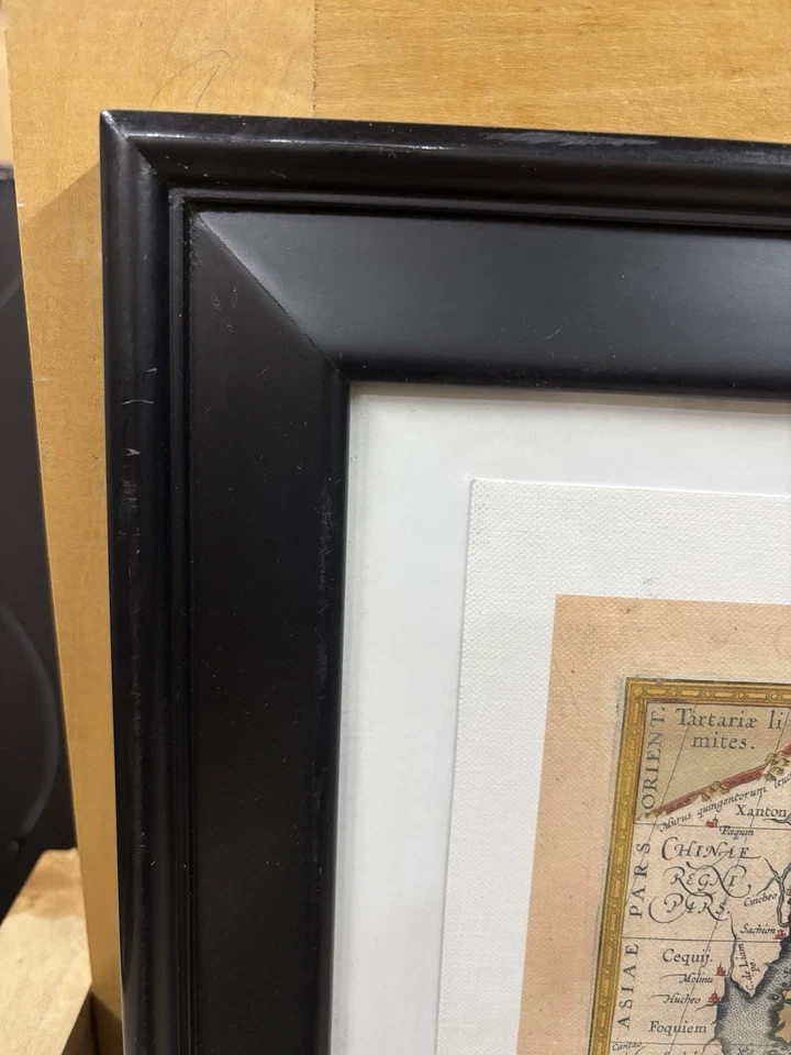 Framed Print of an Ancient Map By Abraham Ortelius first published in 1592 Mint - Image 4 of 4