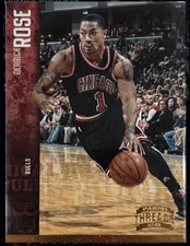 Panini 2012-13 Threads Derrick Rose #124 Chicago Bulls NBA Basketball Card