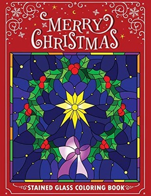 Merry Christmas Stain Glass Co - VERY GOOD