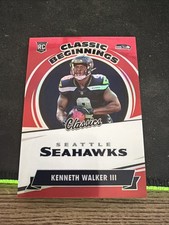 2022 Panini Classics - Classic Beginnings Kenneth Walker III #CB-7 Red /50 (RC)