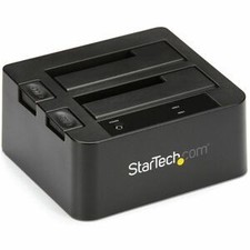 Image of Startech Dual-Bay Usb 10Gbps To Sata Hard Drive Docking Station 2.5/3.5" Sata I/