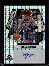 2024-25 Panini Mosaic Miles McBride Mosaic Pictographs Mosaic Prizm Auto #PM-MCB