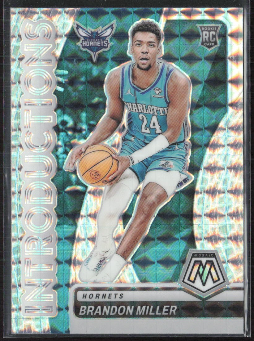 2023-24 Panini Mosaic #13 Brandon Miller Introductions Mosaic (V)