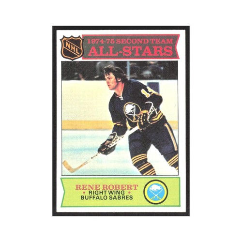 Rene Robert #296 1975 Topps card