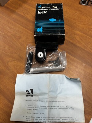 Attwood Anti-Theft Outboard Motor Lock 2017-4 New Old Stock