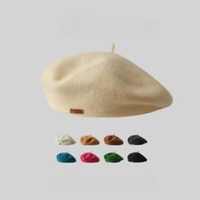 Vintage Classy French Hats Stylish Wool Blend Beret for Men and Women