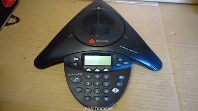 Polycom 2201-67800-101 SoundStation 2W Wireless Duplex Conference Phone NO CABLE