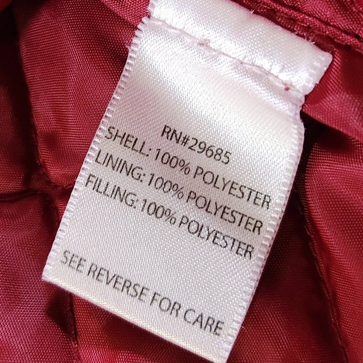 Pendleton Womens Size M Diamond Quilted Chore Jacket Coat Red Button Up Outdoor View 5