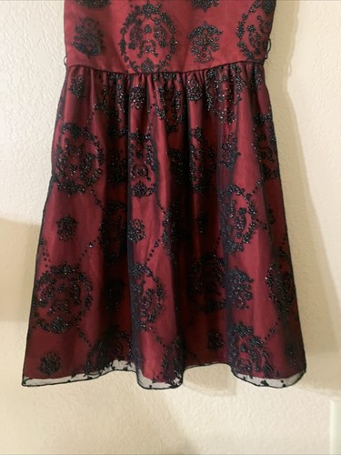 Vestido Niña Tul Rojo PERFECTAMENTE VESTIDO Talla 7 - Imagen 9 de 11