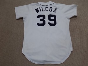 Milt Wilcox Game Worn Jersey 1980 Detroit Tigers Reds Indians