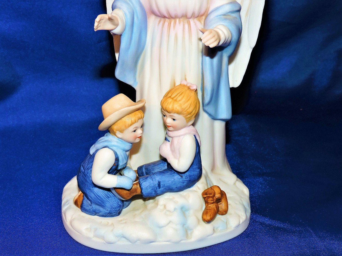 Vtg 1999 Denim Days Figurine GUARDIAN ANGEL #8822 Home
