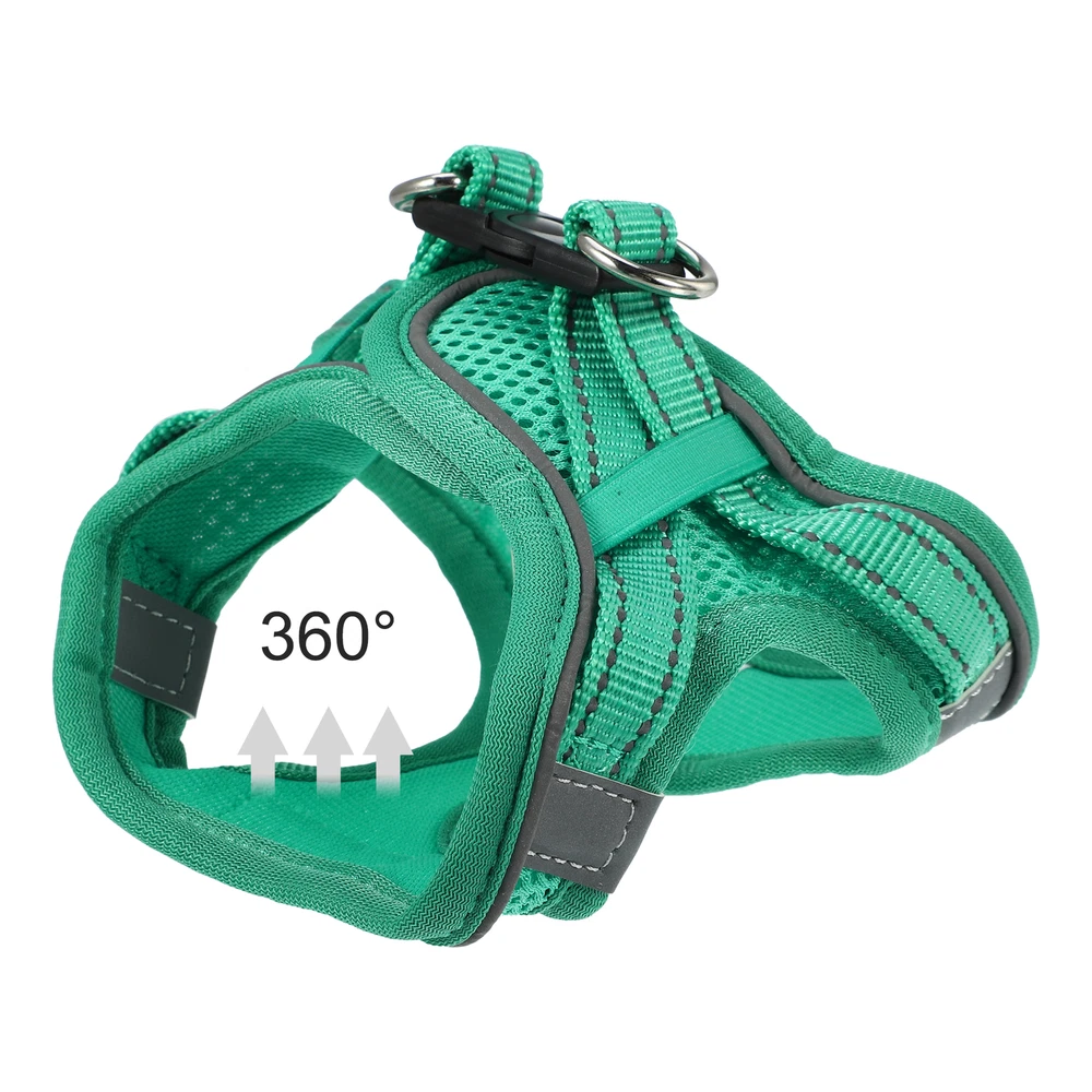 Dog Harness with Leash Set Adjustable Reflective Vest Harnesses for Small Dog