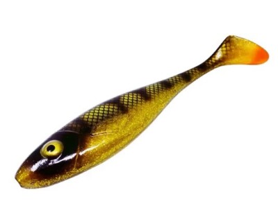 Leurre Souple Gator Gum GoldenPerch – 18 Cm, 45g, Swimbait Multicolore, Mer Et Rivière
