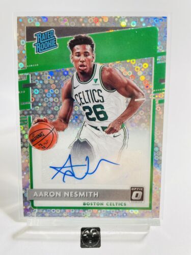 2020-21 Panini Optic Aaron Nesmith Fast Break Prizm Rated Rookie Auto #164