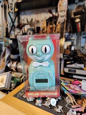 Kit-Cat Klock Digital Alarm Solar-Powered Eyes Move, 6