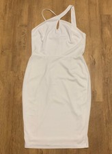 BNWT River Island Bodycon Dress Size UK 16 Cream Bridal Party Hen RRP £36