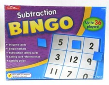 NIB Lakeshore Learning Division Bingo 'Subtraction Bingo' NEW FACTORY SEALED BOX