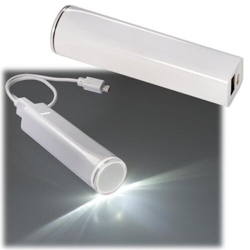 Portable Power Bank Mobile USB Battery with led light indicator 2600mAh - Afbeelding 1 van 1
