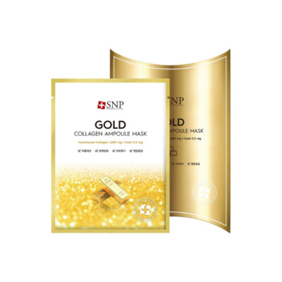 SNP Gold Collagen/Diamond Brightening/Bird's Nest/Black Pearl Renew Ampoule Mask