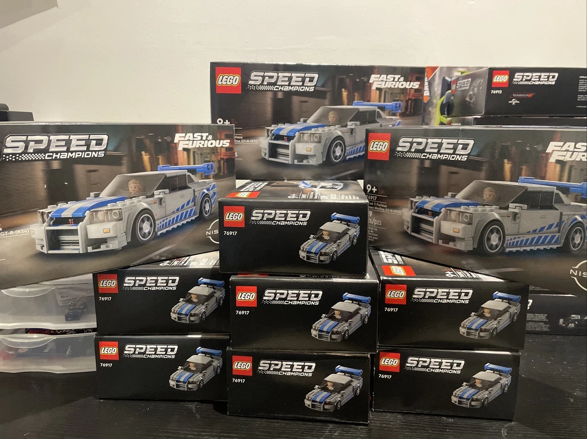 LEGO SPEED CHAMPIONS: 2 Fast 2 Furious Nissan Skyline GT-R (R34) (76917)  NEW! 673419378666