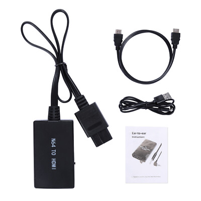 SNES Super Nintendo GameCube N64 auf zu HDMI Adapter HD TV Konverter Kabel DE