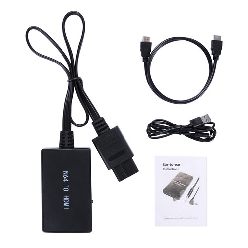 N64 To HDMI Converter HD Link Adapter Cable For Nintendo Gamecube NES SNES US - Picture 12 of 12