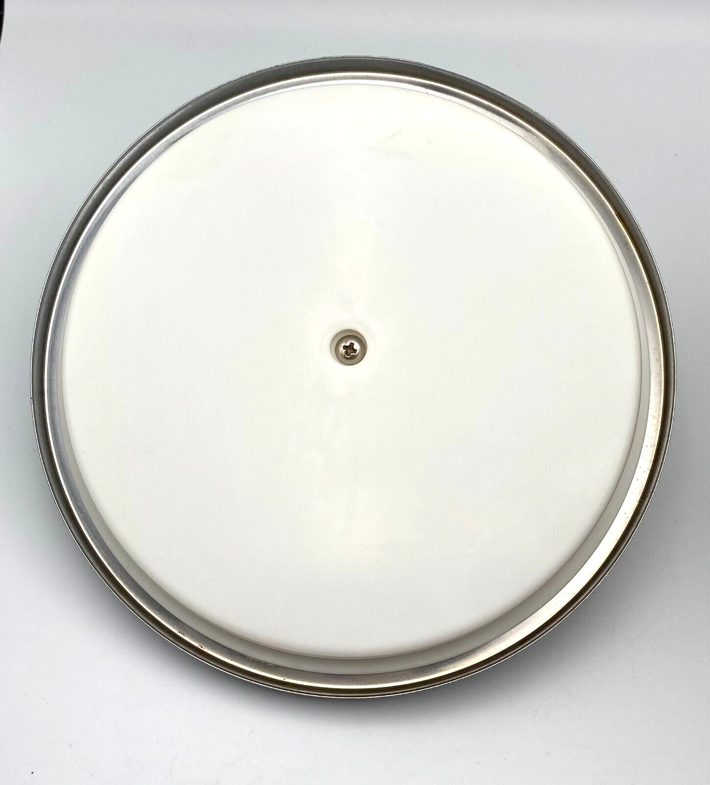 Vintage Kromex Faux Wood Grain Chrome Insulated Ice Bucket 11" Barware MCM USA